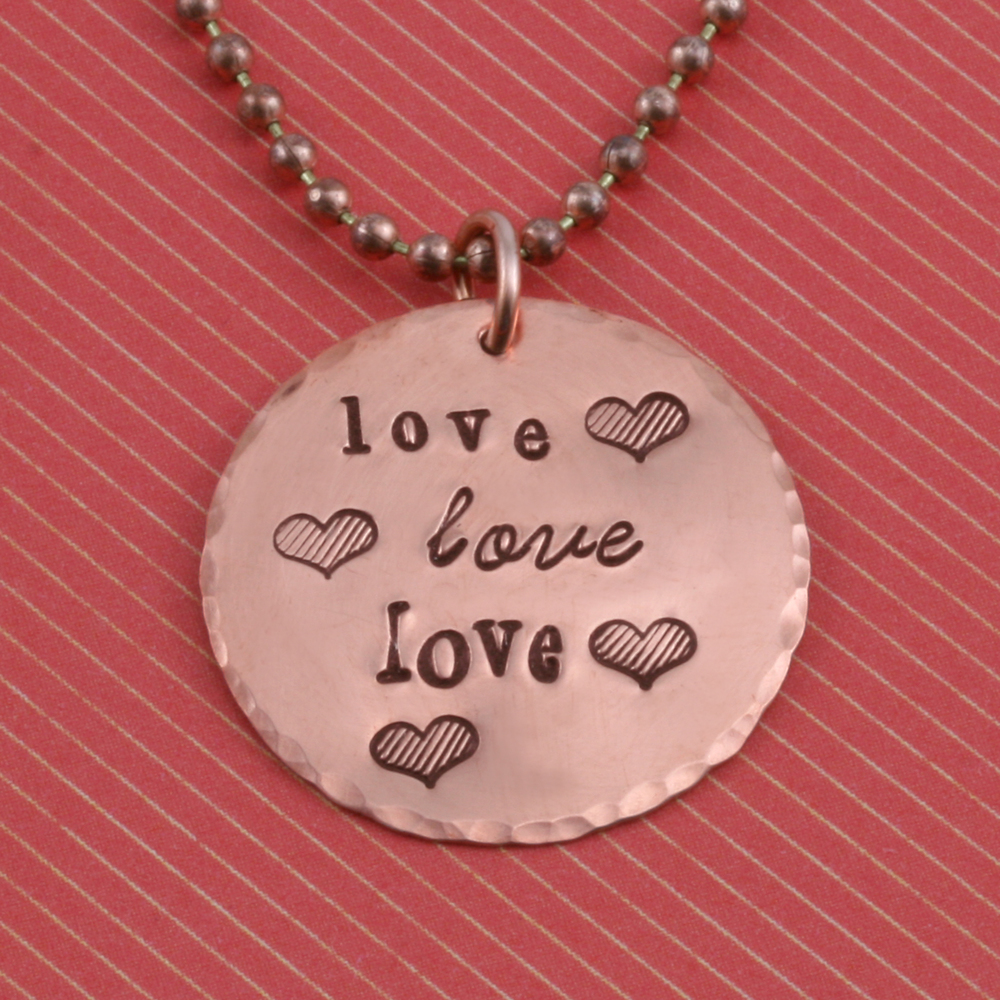 Metal Stamping Tools Fat Lined Heart Metal Design Stamp 4.5mm- Beaducation Original